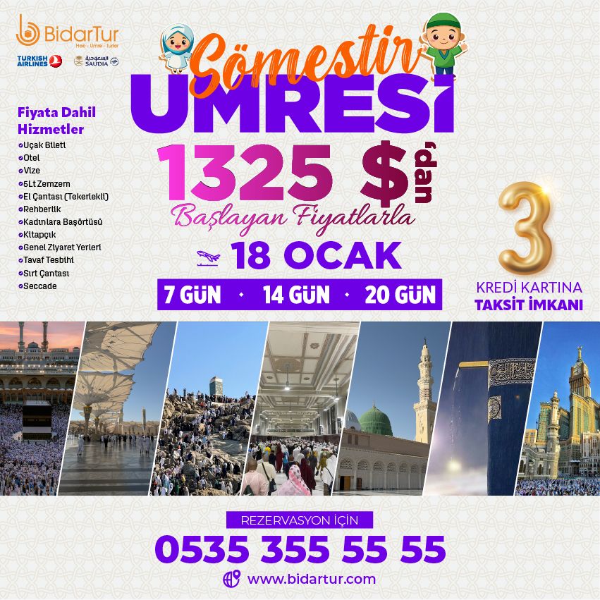 Umre Kaç Euro - Sömestr Umresi -7 Günlük Umre Fiyatları