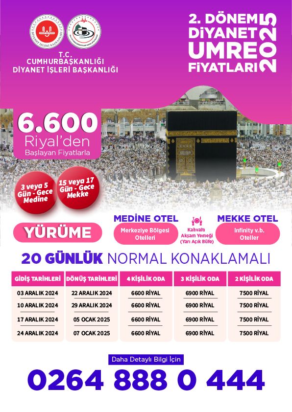 Umre tur fiyatları - Diyanet umre fiyatları 15 günlük - Diyanet umre fiyatları ne kadar