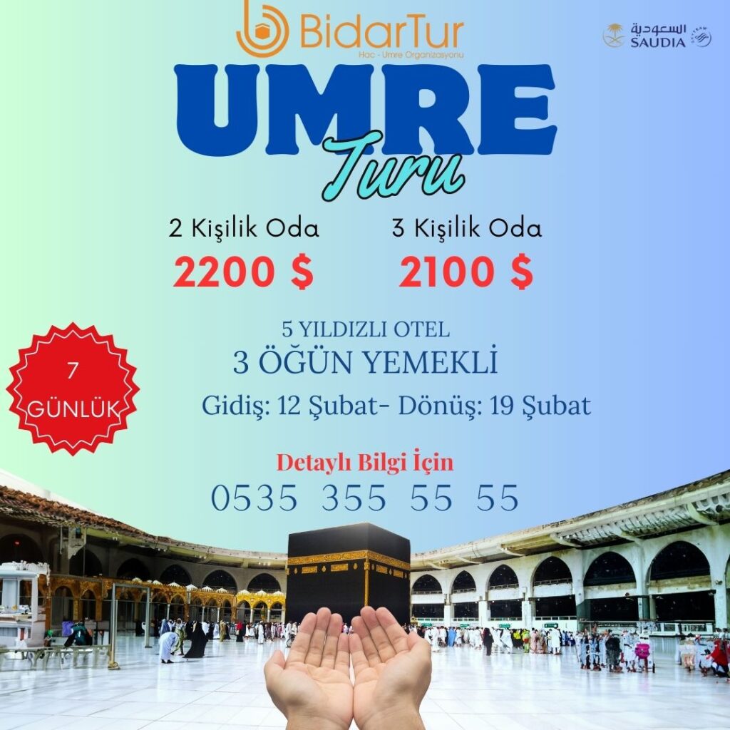 Lüks Umre Turları - Umre 2025 Kaç Euro - Diyanet Umre Fiyatları 2025